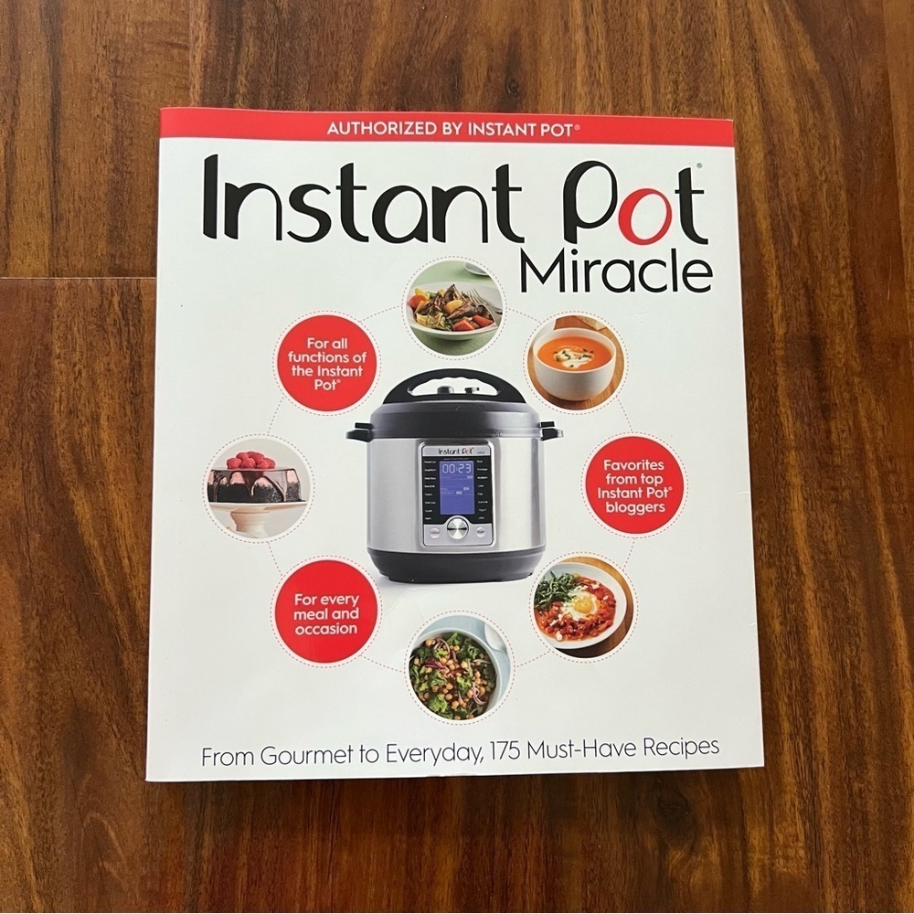 NEW Instant Pot Miracle Cookbook Soft Cover